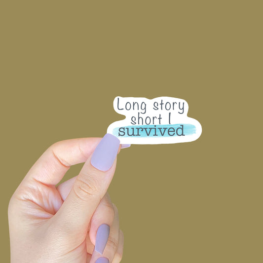 Long Story Short I Survived Swift Sticker