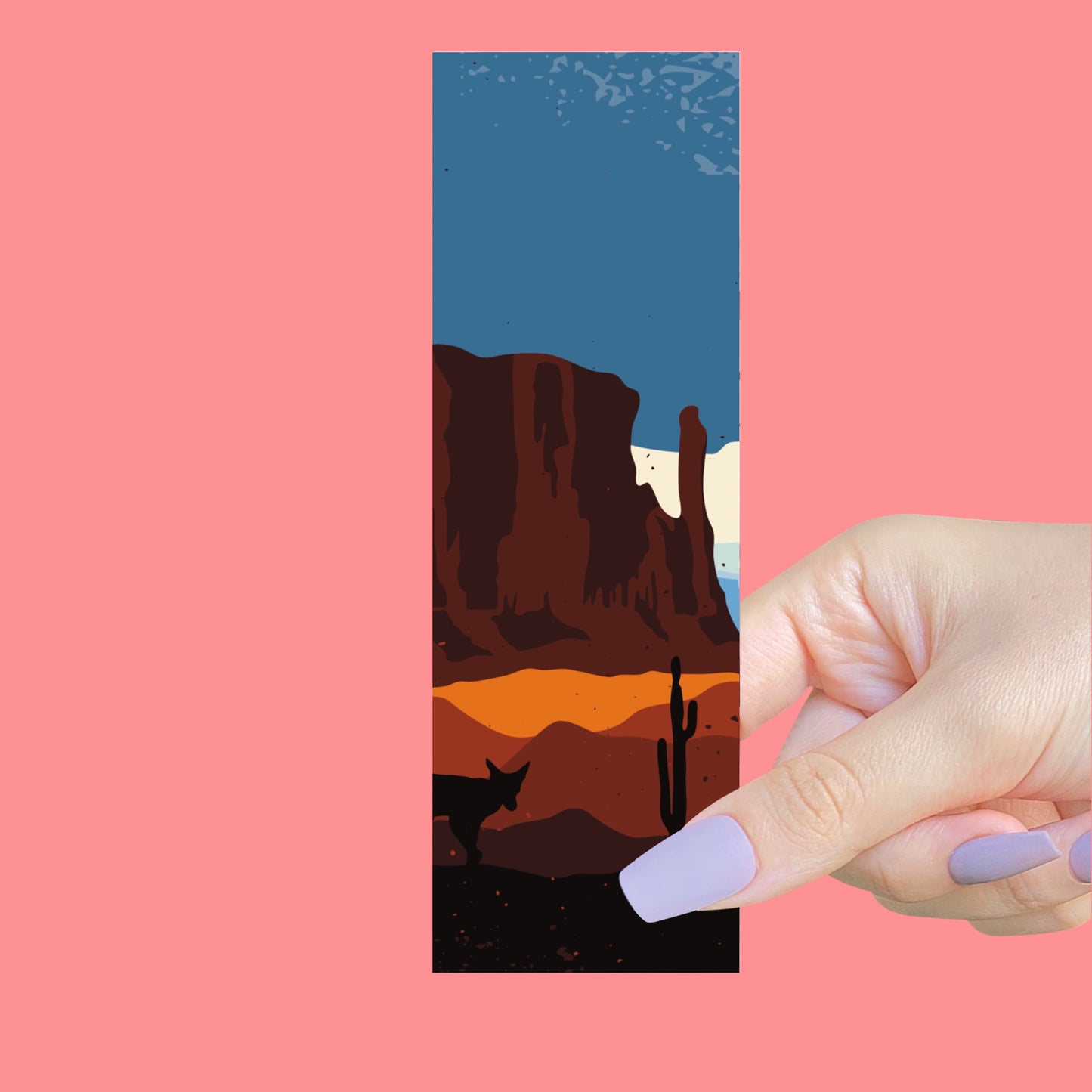 Western Coyote Bookmark