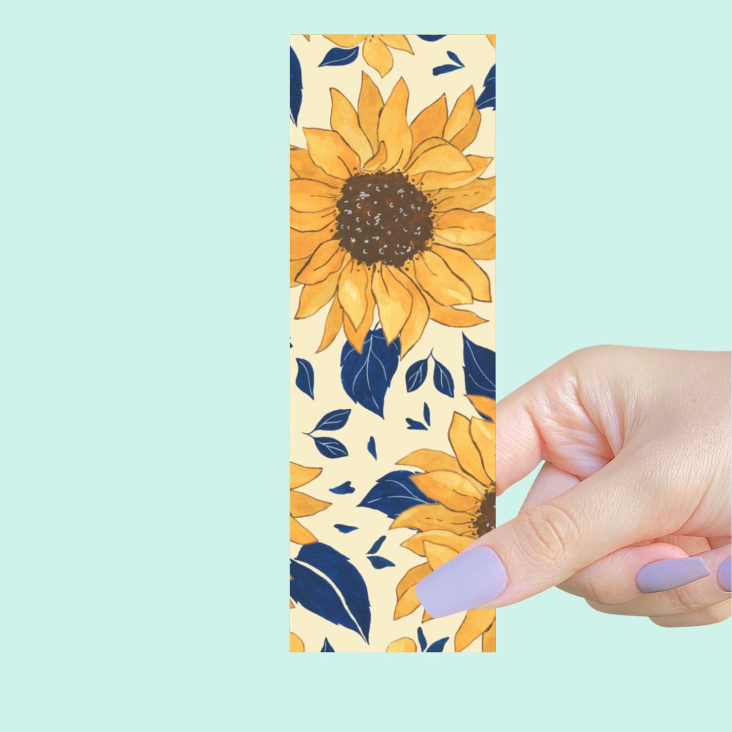 Sunflower Floral Bookmark