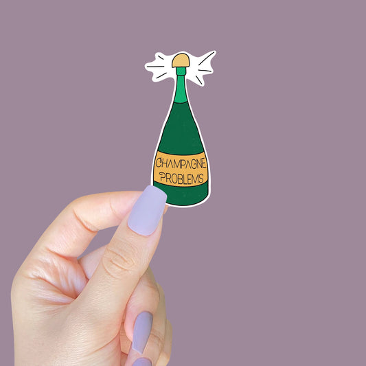 Champagne Problems Swift Sticker