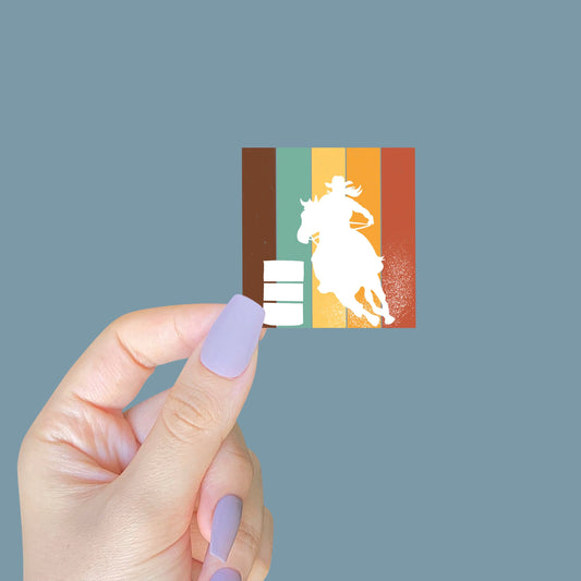 Barrel Racer Sticker