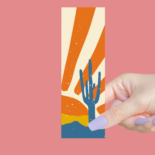 Cactus Sunset Bookmark