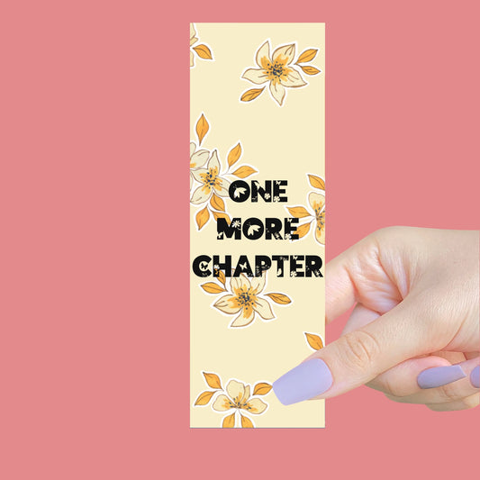 One More Chapter Bookmark