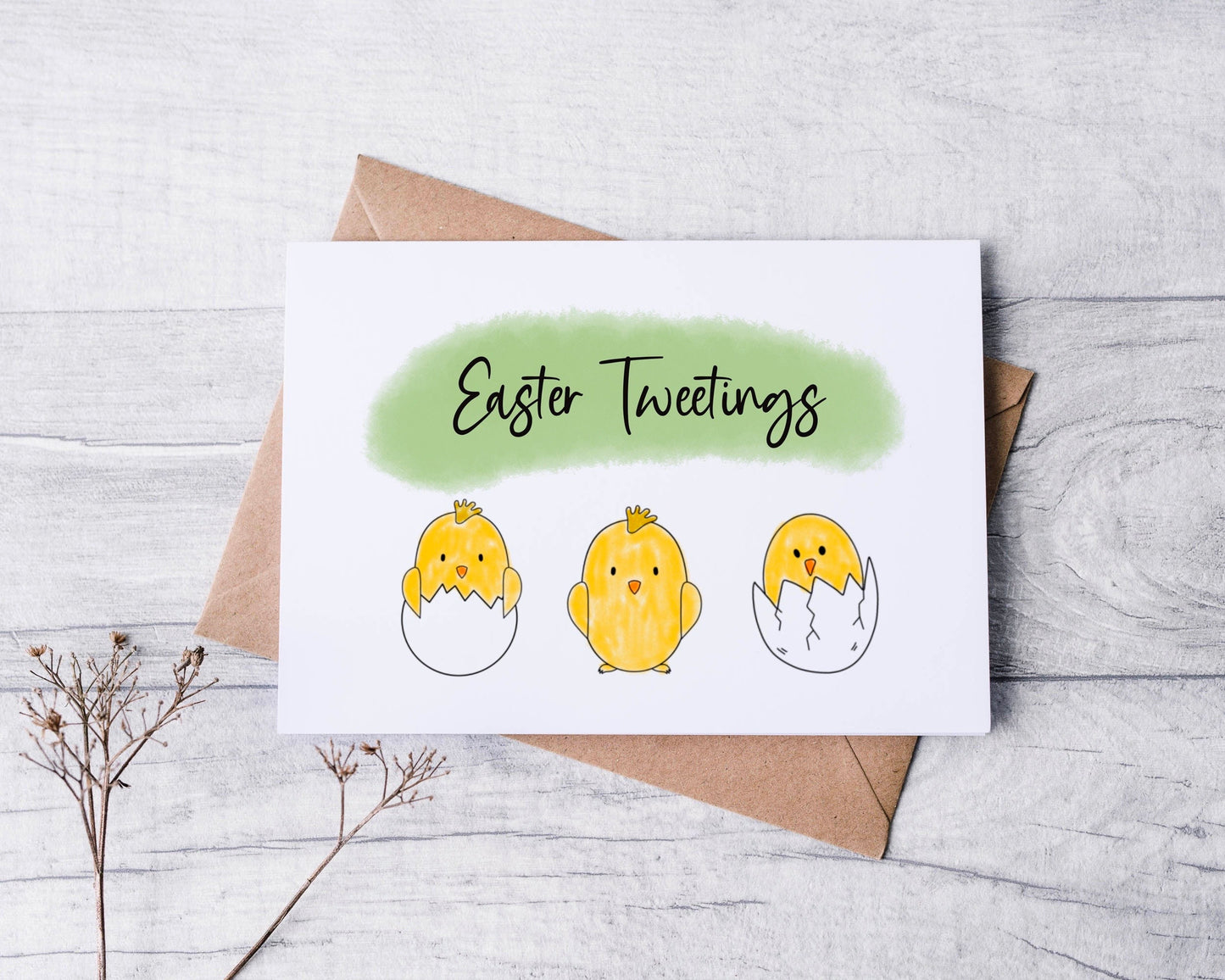 Easter Tweetings Greeting Card