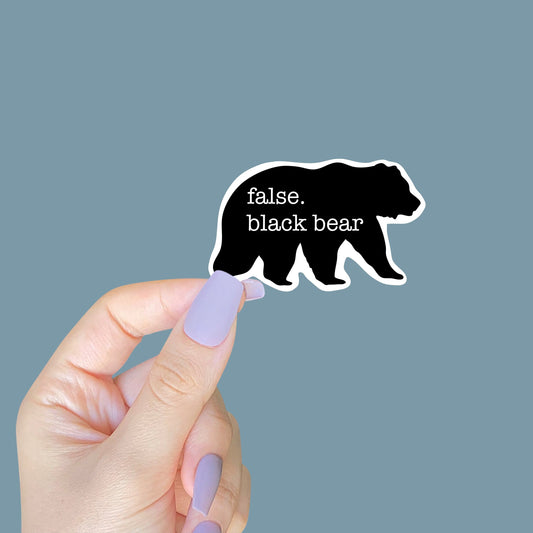 False Black Bear Dwight Schrute Sticker