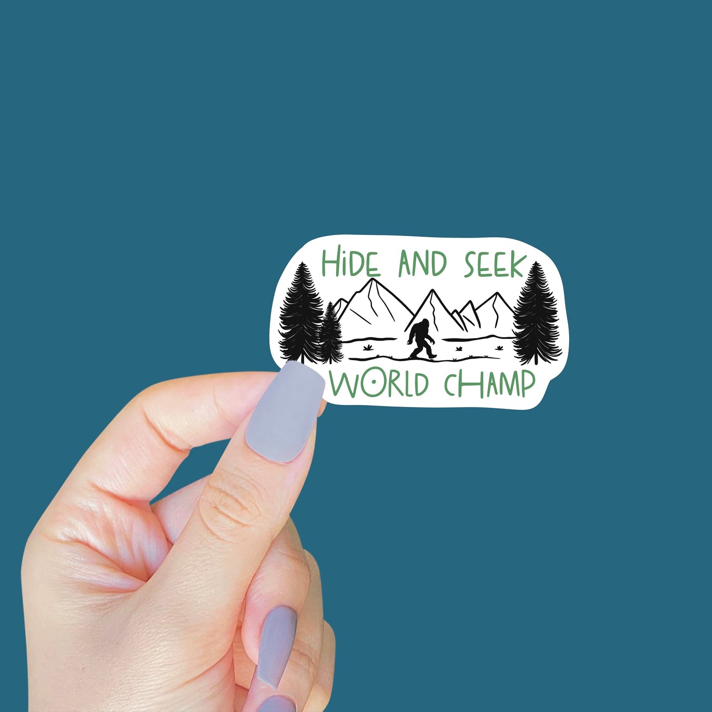 Hide and Seek World Champ Sticker