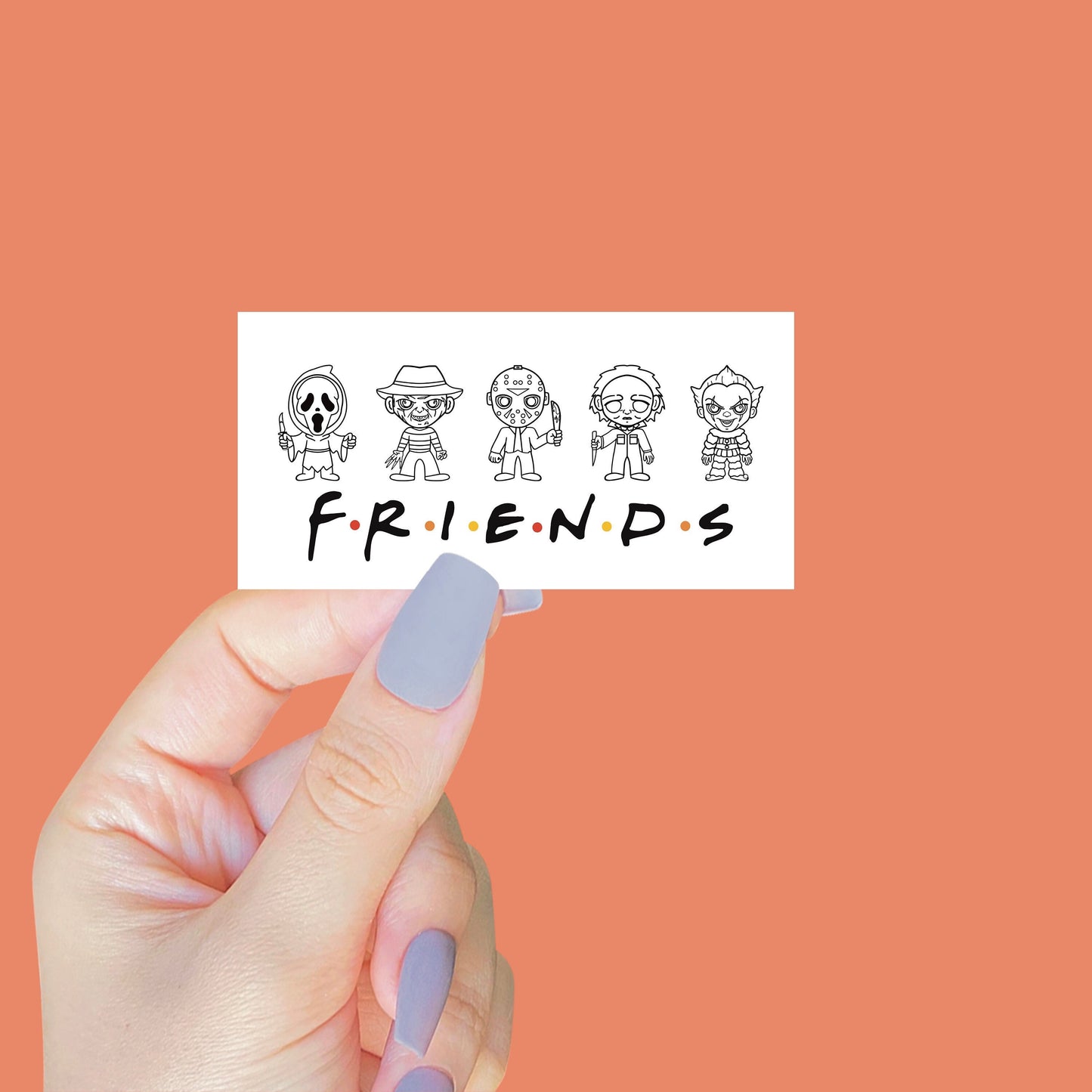 Halloween FRIENDS Sticker